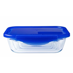 Lebensmittelbehälter Pyrex Blau Durchsichtig rechteckig 800 ml |  G...