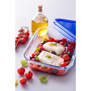 Lebensmittelbehälter Pyrex Blau Durchsichtig rechteckig 800 ml |  G...
