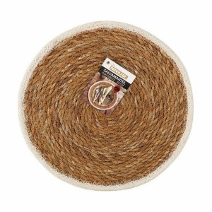Untersetzer Privilege Seetang Braun Mit Einfassung Ø 25 cm (36 Stüc...