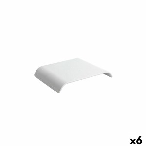 Tablett für Snacks Viejo Valle Continental Weiß 17,6 x 16,2 x 3 cm ...