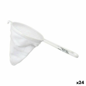 Sieb Franela Weiß 22 x 10 x 12 cm (24 Stück) |  Weiteres Zubehör un...