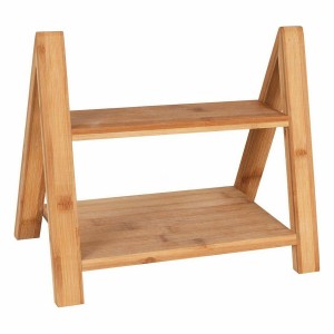 Servierbrett Viejo Valle Doppelte Höhe Bambus 33 x 19,5 x 18 cm (2 ...