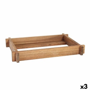 Servierbrett Viejo Valle Akazienholz 26,5 x 16,2 x 4 cm (3 Stück) |...