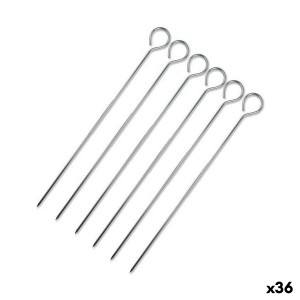 Grillspieß-Set Wooow Metall 6 Stücke 20 cm (36 Stück) |  Weiteres Z...