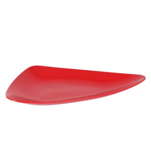 Tablett für Snacks aus Keramik Rot 41 x 24 x 5 cm (6 Stück) |  Gesc...