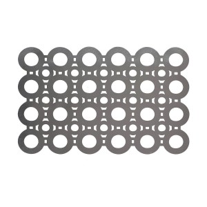 Untersetzer Viejo Valle PVC Silberfarben 45 x 30 cm (24 Stück) |  U...