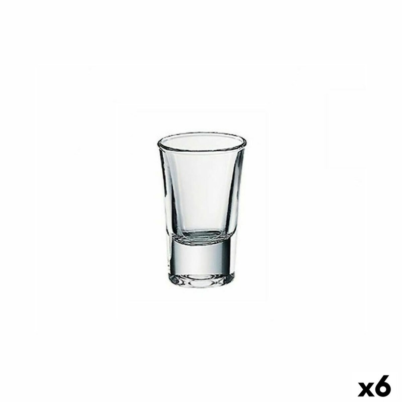 Schnapsglas Borgonovo Junior 350 ml 4,5 x 4,5 x 7 cm (6 Stück) | G... Schnapsglas Borgonovo Junior 350 ml 4,5 x 4,5 x 7 cm (6 Stück) | G...