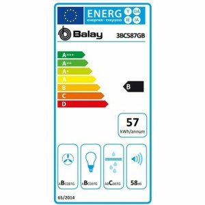 Conventional Hood Balay 1200044925 80 cm 680 m3/h Touch Control 56 ...
