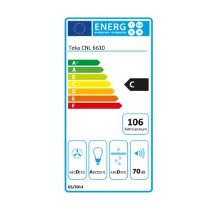 Hotte standard Teka 40436830 60 cm 694 m3/h 63 dB 233W Acier |  Hot...