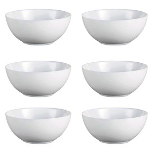 Schalenset Luminarc Diwali Weiß Glas (18 cm) (6 pcs) |  Geschirr, T...