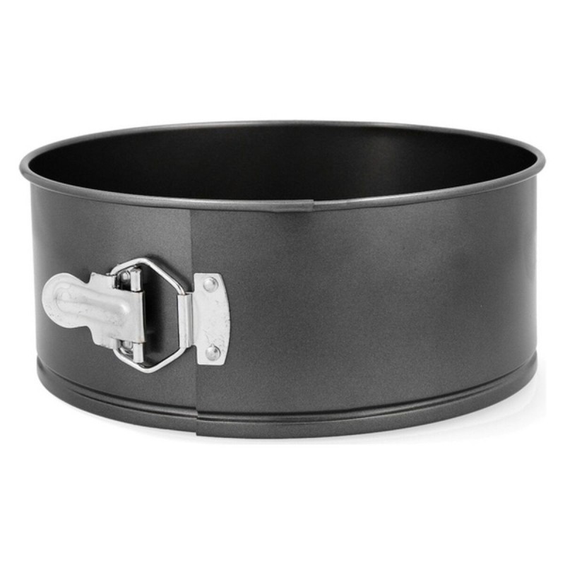 Kuchenspringform Quid Sweet Grey Schwarz Metall 24 x 10 cm |  Dekor...