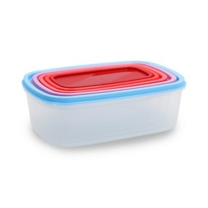 Ensemble de 5 Boîtes à Lunch Quid Habitat Plastique |  Boîtes déjeu...