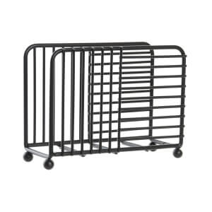Serviettenring DKD Home Decor Raster Schwarz Metall 15,5 x 6,5 x 11...