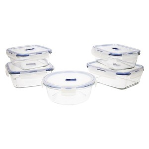 Lunchbox-Set Luminarc Pure Box Active (5 pcs) zweifarbig Glas 43 x ...