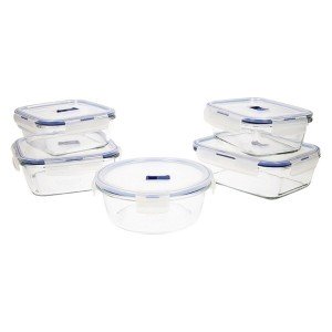 Lunchbox-Set Luminarc Pure Box Active (5 pcs) zweifarbig Glas 43 x ...