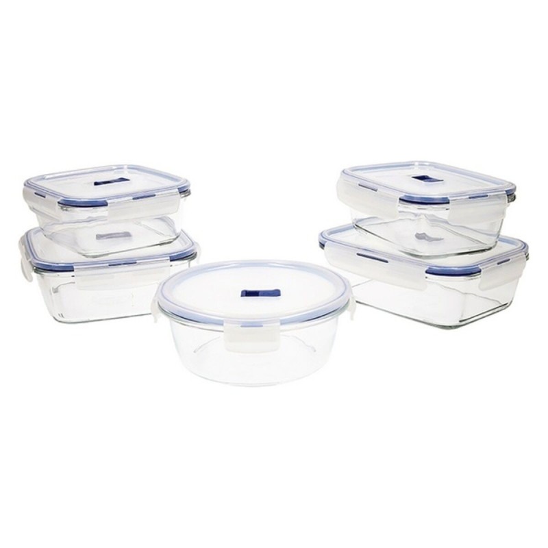 Lunchbox-Set Luminarc Pure Box Active (5 pcs) zweifarbig Glas 43 x ... Lunchbox-Set Luminarc Pure Box Active (5 pcs) zweifarbig Glas 43 x ...
