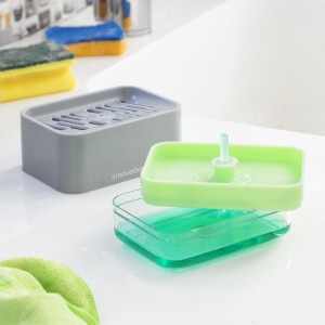 2-in-1 Soap Dispenser for the Kitchen Sink Pushoap InnovaGoods |  O...