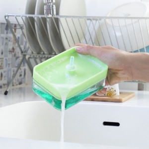 Seifenspender 2 in 1 für Spülbecken Pushoap InnovaGoods |  Weiteres...
