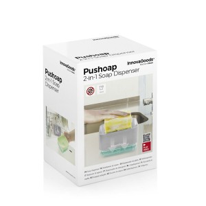 2-in-1 Soap Dispenser for the Kitchen Sink Pushoap InnovaGoods |  O...