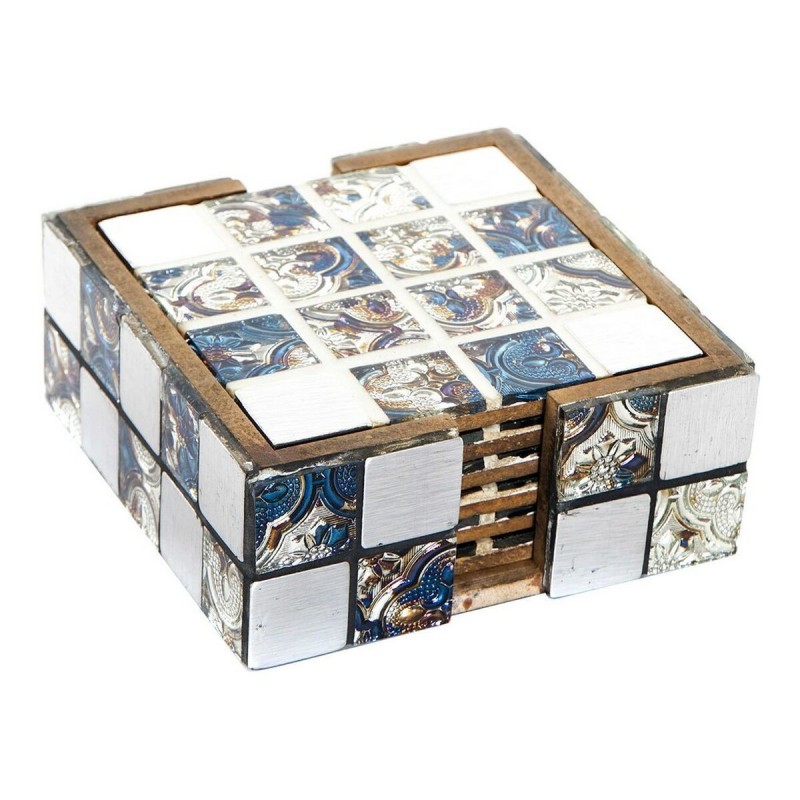 Untersetzer DKD Home Decor Harz Holz MDF (6 pcs) |  Untersetzer , P...