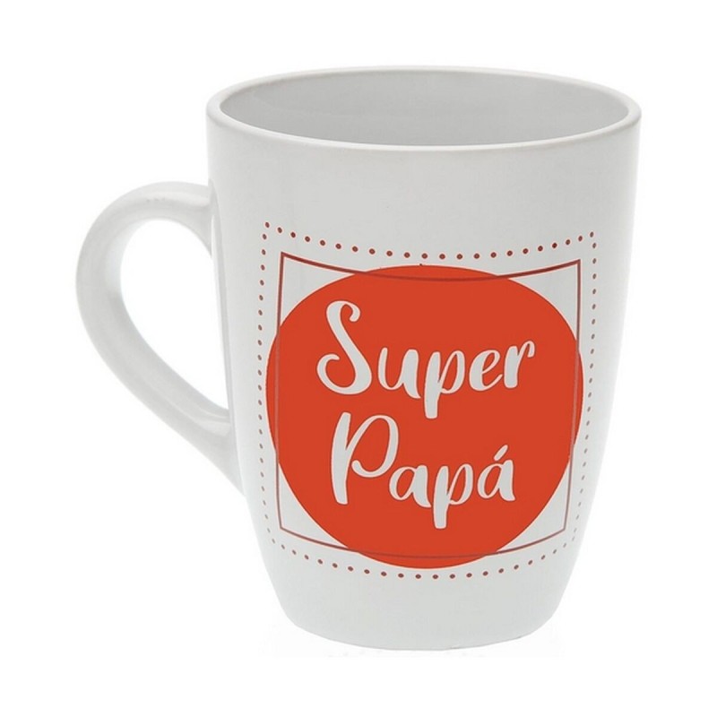 Henkelbecher Versa Super Papá Steingut (8,5 x 10 x 8,5 cm) |  Tasse...