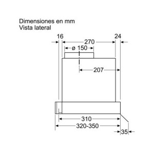 Hotte standard Balay 237515 90 cm 620 m3h 255W Acier |  Hottes de C...
