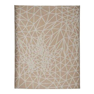 Nappe Kinvara Blanc Beige Jacquard |  Chemins de table et nappes   ...