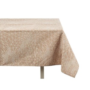 Nappe Kinvara Blanc Beige Jacquard |  Chemins de table et nappes   ...