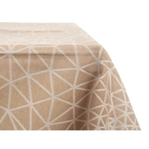 Tablecloth Kinvara White Beige Jacquard |  Table Runners and Tablec...