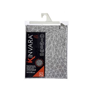 Tischdecke Kinvara BABEL GRIS 48 Weiß Grau Jacquard |  Tischläufer ...