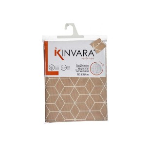 Tischdecke Kinvara CUBIC-26195-3 Weiß Beige Abdeckung |  Tischläufe...