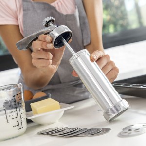 2-in-1 Biscuit Maker and Piping Gun Prekies InnovaGoods |  Decorati...