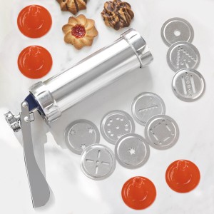 2-in-1 Biscuit Maker and Piping Gun Prekies InnovaGoods |  Decorati...