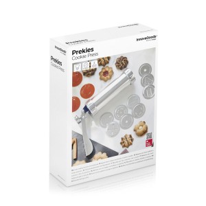 2-in-1 Biscuit Maker and Piping Gun Prekies InnovaGoods |  Decorati...