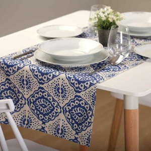Tischläufer Versa aveiro Polyester (44,5 x 0,5 x 154 cm) |  Tischlä...