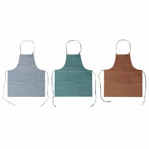 Tablier avec Poche DKD Home Decor Marron Turquoise Polyester Coton ...