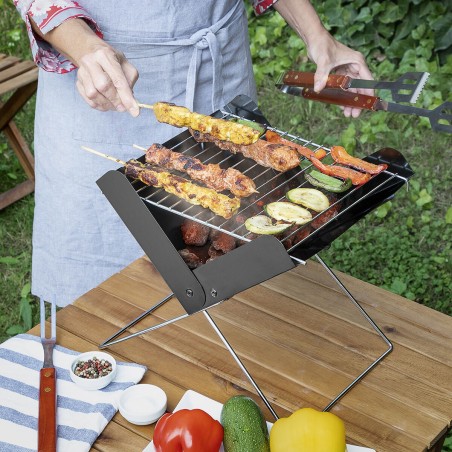 Mini Folding Portable Barbecue for Charcoal Foldecue InnovaGoods | ...