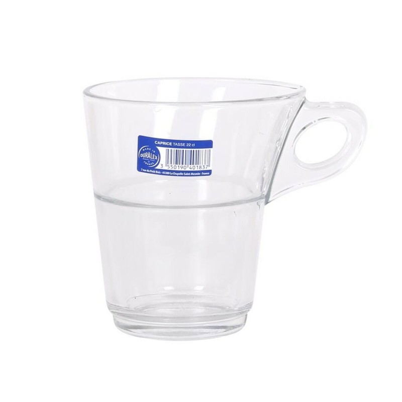 Piece Coffee Cup Set Duralex Caprice 220 ml 22 cl 6 Pieces (6 Units...