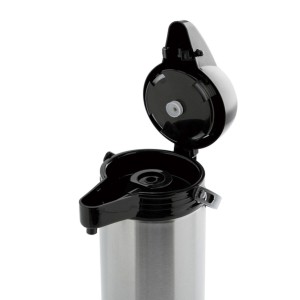 Thermoskanne mit Spenderkappe Quid Xylon Metall Stahl (1,9 L) |  Ta...