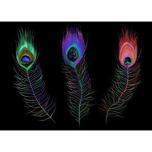 Tray DKD Home Decor 8424001892549 48 x 38 x 7 cm Black Multicolour ...