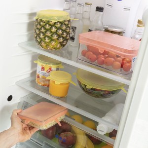 Set of 10 Reusable and Adjustable Kitchen Lids Lilyd InnovaGoods | ...