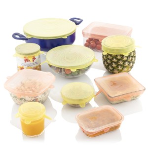 Set of 10 Reusable and Adjustable Kitchen Lids Lilyd InnovaGoods | ...