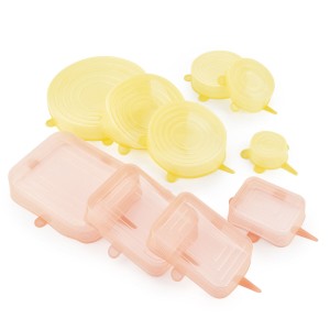 Set of 10 Reusable and Adjustable Kitchen Lids Lilyd InnovaGoods | ...
