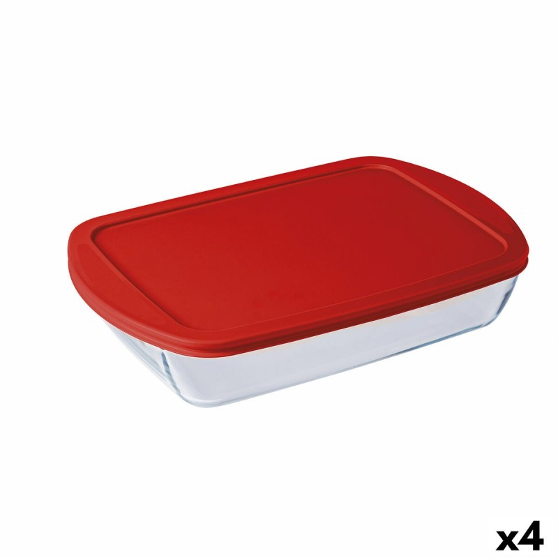 Rectangular Lunchbox with Lid Ô Cuisine Cook&store Ocu Transparent ...