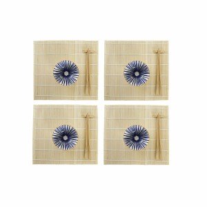 Sushi Set DKD Home Decor 14,5 x 14,5 x 31 cm Blue White Stoneware O...