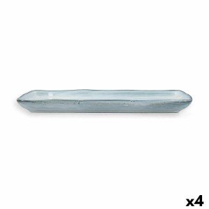 Kochschüssel Quid Boreal Blau aus Keramik 28 x 14 cm (4 Stück) (Pac...