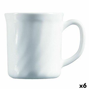 Kop Luminarc Trianon Weiß Glas 290 ml (6 Stück) (Pack 6x) |  Tassen...
