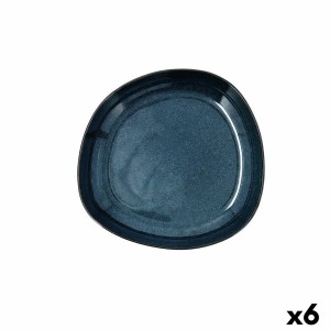 Assiette creuse Bidasoa Ikonic Céramique Bleu (20,5 x 19,5 x 3,3 cm...