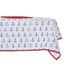 Service de linge de table DKD Home Decor Bleu Blanc Rouge 150 x 150...