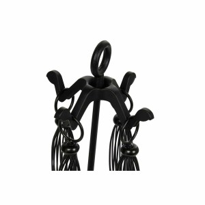 Fireplace Utensils DKD Home Decor Black Cast iron (21,5 x 21,5 x 66 cm)